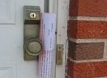 homeowner newsletter in door